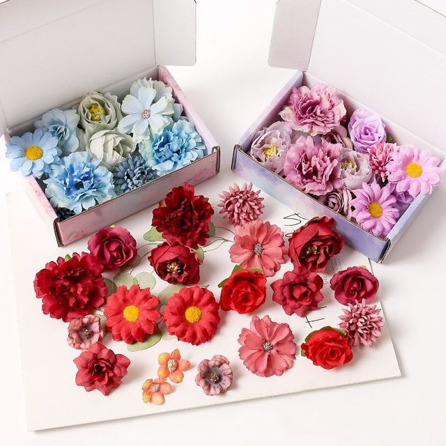 MENGHAO Künstliche Rosen in Grün für Hochzeitsdekoration und DIY-Handwerk - Bild 1