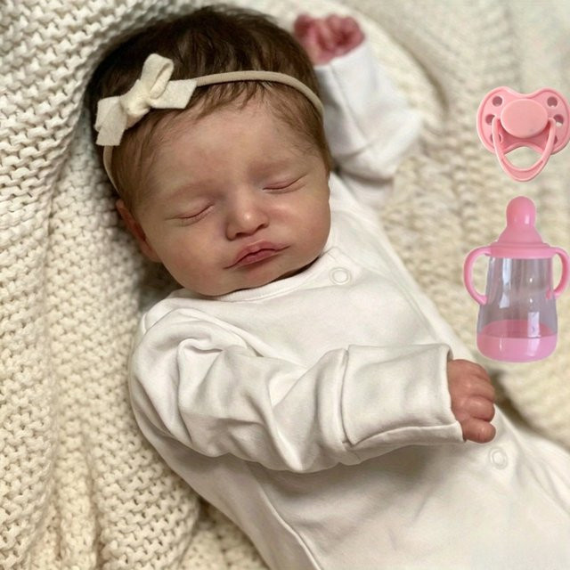 BZDOLL schlafende Reborn-Puppe, 48cm, ab 3 Jahre - Bild 1