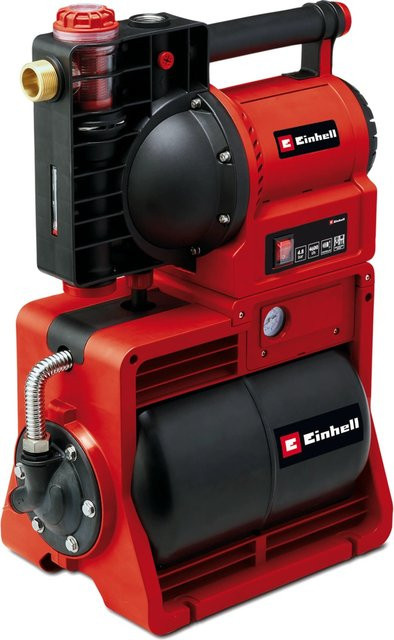 Einhell Hauswasserwerk GE-WW 1246 Gartenpumpe in Rot - Bild 1