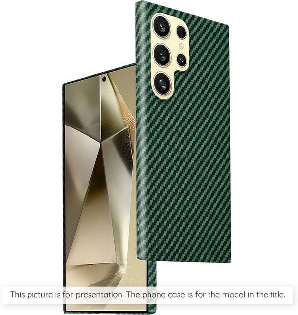 Techsuit Carbonite FiberShell Schutzhülle für Samsung Galaxy S24+ S926 in Grün - Bild 1