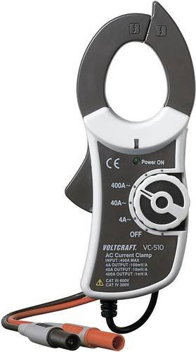 Voltcraft VC-510 Stromzangenadapter für AC-Messungen bis 400 A mit 30 mm Öffnungsweite - Bild 1