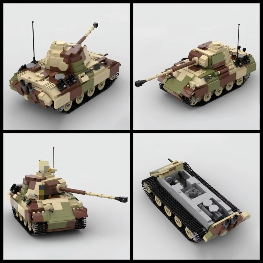 MOC Militär-Kriegsserie Panther Angriffspanzer, Bausteine Modell - Bild 2