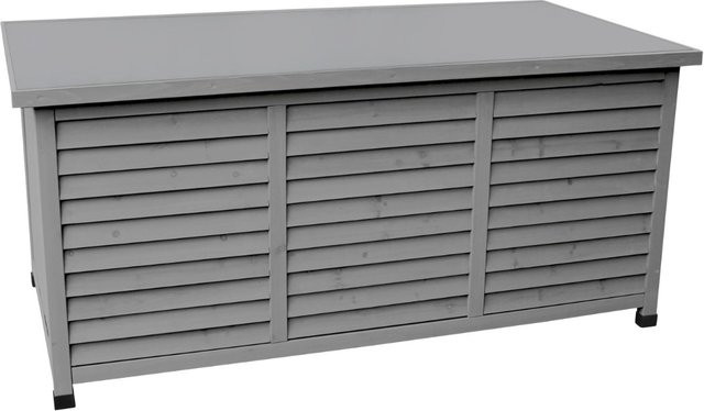 Leco Kissenbox Vintage in Anthrazit-Grau, B/H/T: 132 x 61 x 66 cm - Bild 1