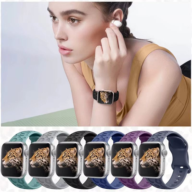 HUBANDE Uhrenarmband Silikon, Schwarz, Unisex - Bild 5