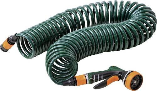Siena Garden WH2101 Spiralgartenschlauch-Set in Grün mit Flow Control und 1/2 Zoll Anschluss - Bild 1