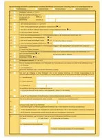 RNK Verlag Zustellungsurkunde aus Papier in Gelb - Bild 1