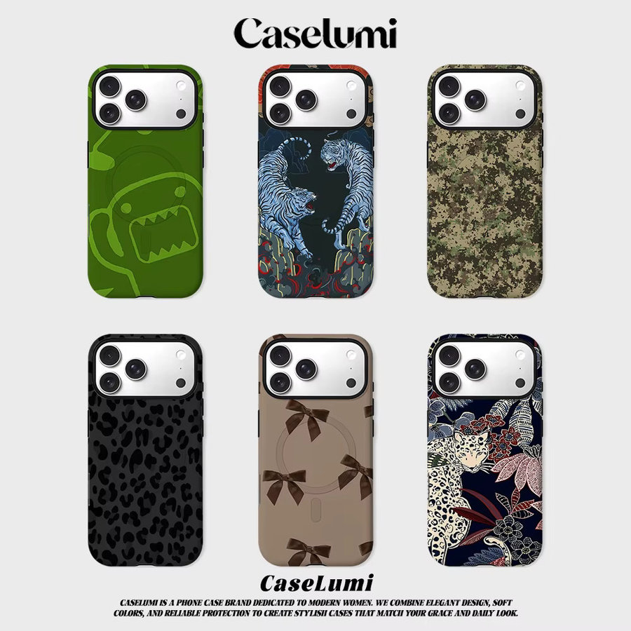 CaseLumi Matte Bumper MagSafe Hülle für iPhone 17 16 15 14 13 Pro Max Stoßfeste Harte PC Abdeckung in Grün - Bild 4