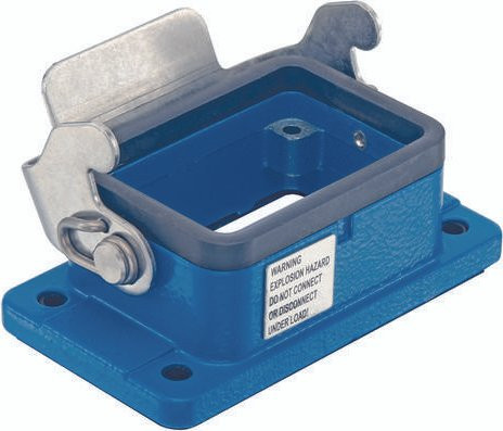 HARTING Anbaugehäuse 09 36 506 1301 09365061301 in Blau aus Zinkdruckguss - Bild 1