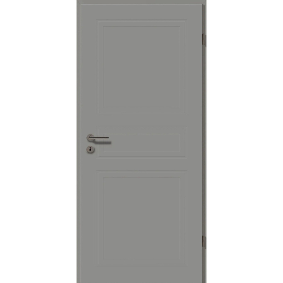 GetaDoor Zimmertür Brillant Contour 7103 in Klassikgrau, Höhe: 198,5 cm, Breite: 73,5 cm, DIN Rechts - Bild 2
