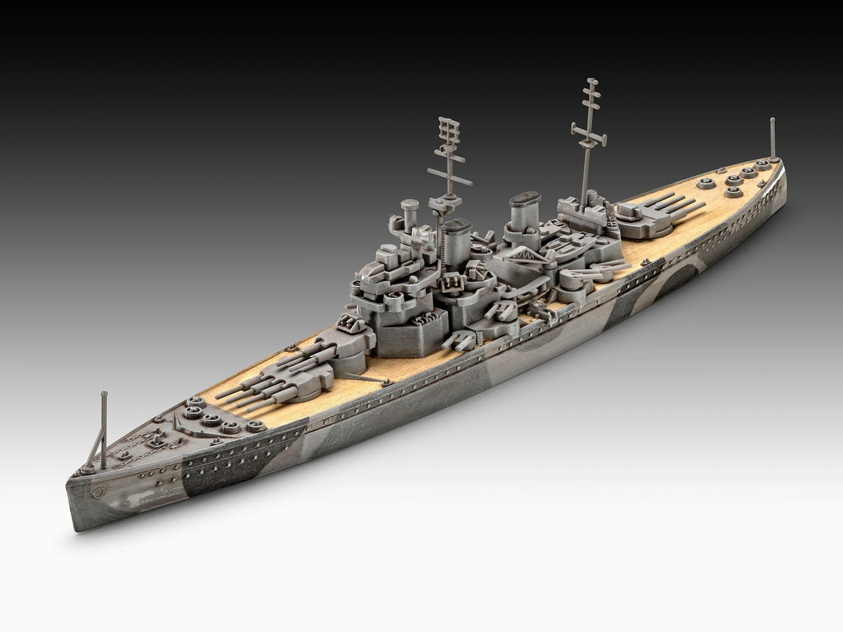 Revell HMS Duke of York Battleship, Model Set, 1:1200 - Bild 4