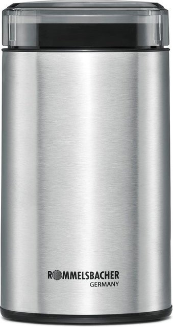 Rommelsbacher Kaffeemühle EKM 100 mit Edelstahlmesser in Silber - Bild 1