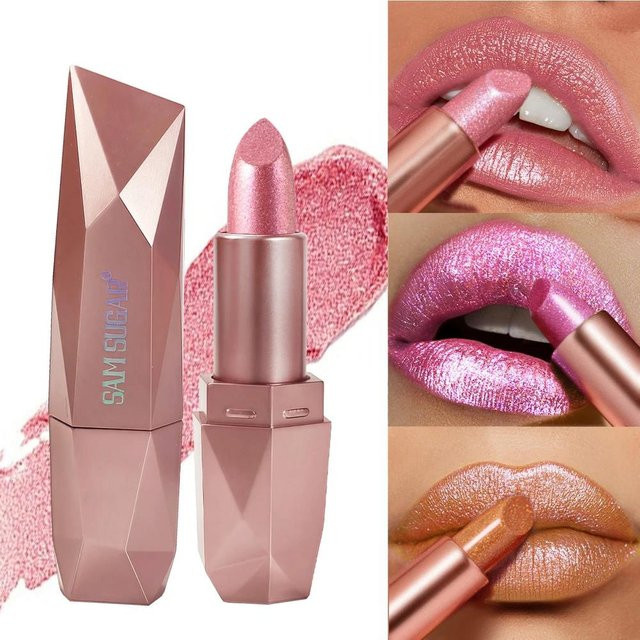 SAM SUGAR Diamant-Glitzer-Lippenstift, metallischer Glanz - Bild 1