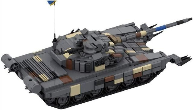 WK2 Militär Serie T-72 Schwerer Panzer, Baustein, ab 3 Jahre - Bild 1