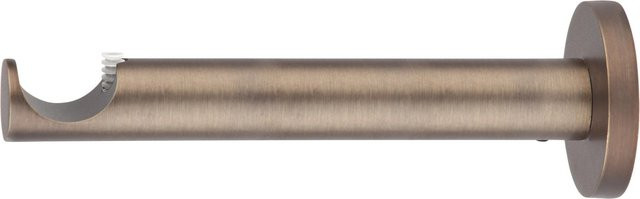 Mydeco Gardinenstangen-Halterung aus Metall in Bronze, Durchmesser: 2,5 cm, Abstand: 15 cm - Bild 1