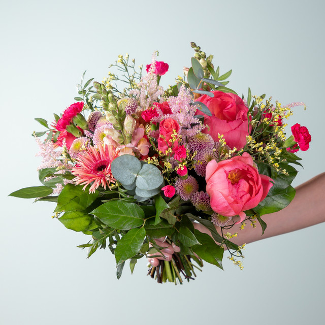 Blume2000 Matilda L Bouquet mixed pink green multicolour Größe L - Bild 1