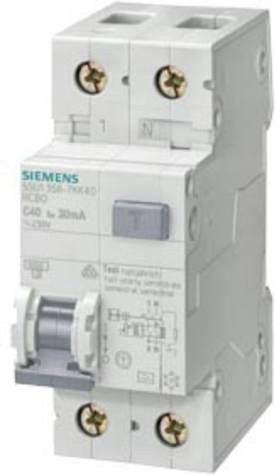 Siemens RCBO Leitungsschutzschalter 10A 230V Weiß 5SU13567GV10 - Bild 1