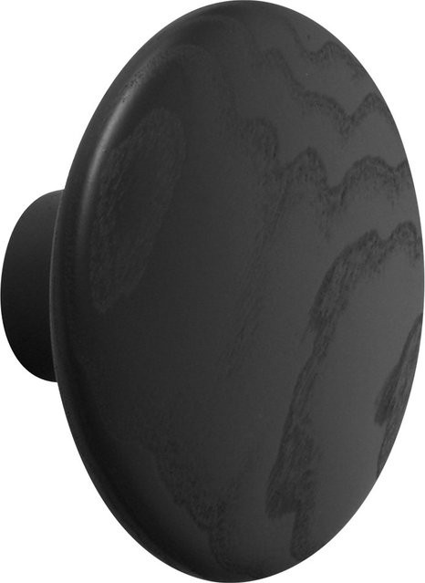 Muuto Dots Wood Distributed Point Hooks aus Holz in Schwarz Matt - Bild 1
