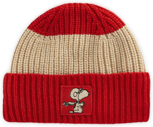 Codello Peanuts Mütze, Wollmischung, Rippenstrick, Rot - Bild 1