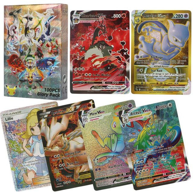 Potdemiel Pokémon-Karten, englisch, Bunt / Mehrfarbig, 60-100 Stück - Bild 1