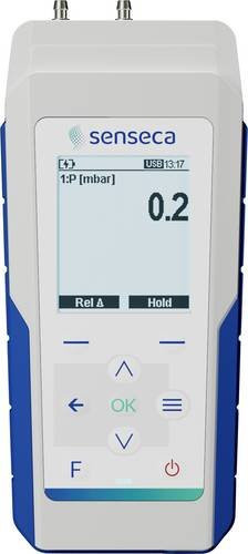 Senseca PRO 215-3 Differenz-Druckmessgerät für nicht aggressive und korrosive Gase in Weiß, max. 200hPa - Bild 1