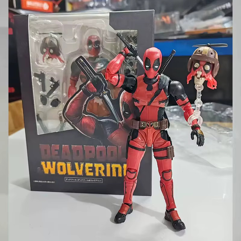 Bandai Marvel SHF Deadpool & Wolverine, Actionfigur, bewegliches Modell, Nicht für Kinder unter 3 Jahren - Bild 4