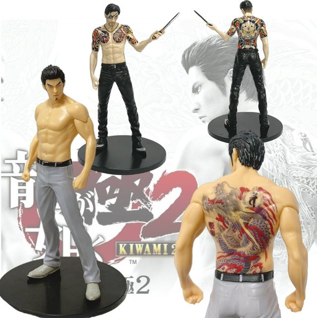 Bandai Yakuza Kiryu Kazuma Goro Majima, Actionfigur, 17 cm, Kunststoff - Bild 1