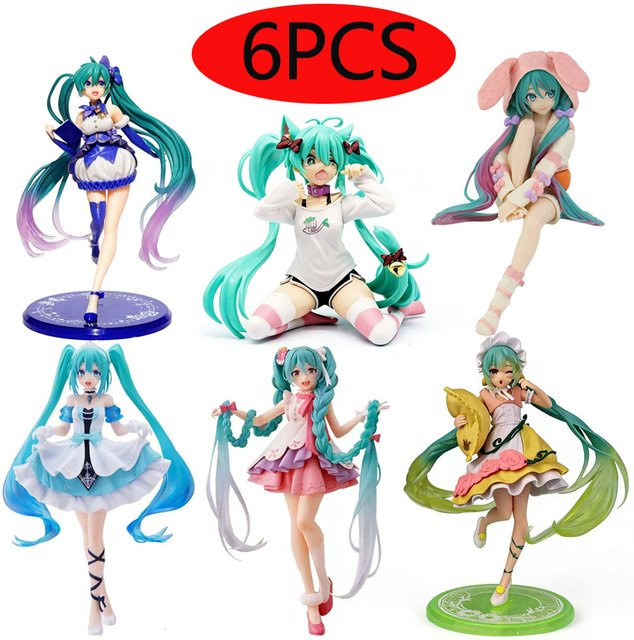 Bandai Miku Anime-Figuren, Actionfiguren, Kunststoff, Bunt / Mehrfarbig - Bild 1