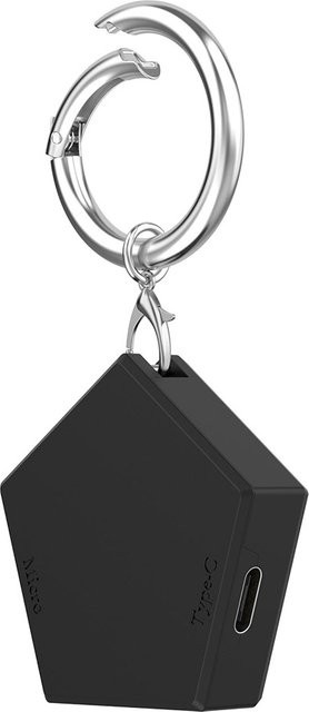 APWIKOGER Magnetisches Ladegerät mit Schlüsselanhänger für OnePlus Watch 2 und OPPO Watch X/4 Pro/3 Pro/3/2/SE mit USB-C und Micro-USB Anschluss - Bild 1