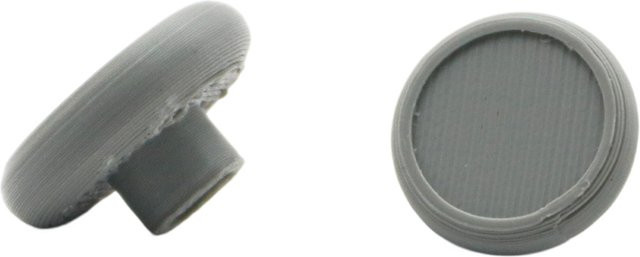 Rutschfeste Joystick-Kappen für Retroid Pocket 5 Spielekonsole, Daumengriffe in Grau, 1 Paar - Bild 1
