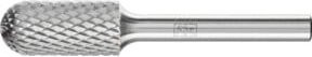 PFERD Hartmetall Frässtift Walzenrund WRC universal mittel fein, Durchmesser: 12 mm, Länge: 25 mm, Schaft-Durchmesser: 6 mm, Farbe: Silber - Bild 1
