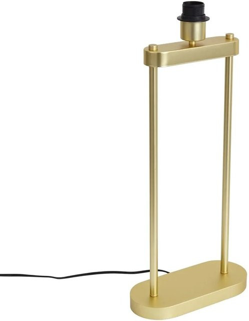 QAZQA Moderne LED Tischleuchte Thijmen in Messingfarben Glänzend Messing - Bild 1