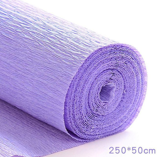 Yiran Furniture Krepppapierrolle in 17 Farben für Basteln, Origami und DIY-Dekoration, B/H: 50 x 250 cm - Bild 1