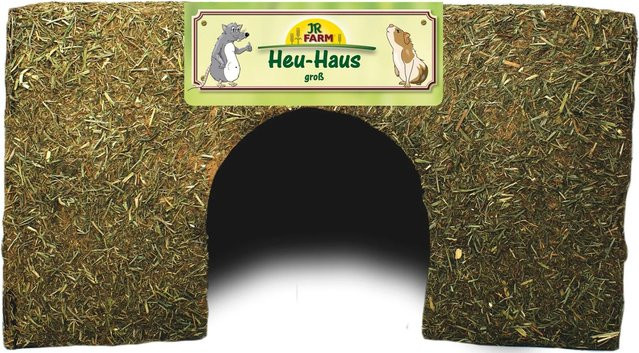 JR Farm Nagetier-Heu-Haus Groß, 500 g, B: 21 cm, T: 37 cm, H: 24 cm - Bild 1
