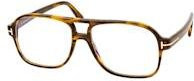 Tom Ford FT 6058 Korrektionsbrille, Aviator, Vollrand, Kunststoff, braun, Herren - Bild 1