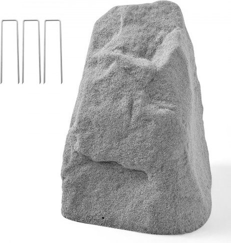 VEVOR Abdeckfelsen aus Polyethylenharz für den Außenbereich, wetterfester Kunststein in Grau, Größe M - Bild 1