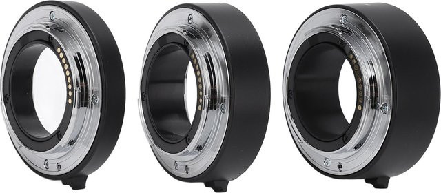 KONNWEI Autofokus Makro Zwischenring Set Objektivadapter für EOS M Mount, Grau - Bild 1