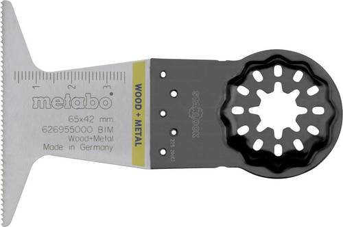 Metabo Bimetall Tauchsägeblatt für Holz und Metall, Farbe: Silber, Durchmesser: 65 mm - Bild 1