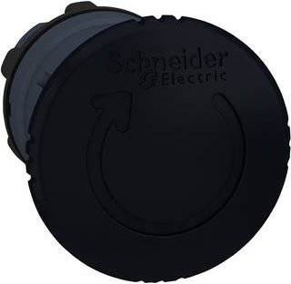Schneider Electric ZB5AS52 Pilzdrucktaster-Frontelement in Schwarz mit IP66 Schutzart - Bild 1