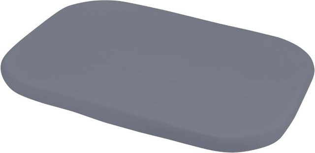Waldin Spannbetttuch aus Jersey-Baumwolle für Babybett 5in1, Grau - Bild 1