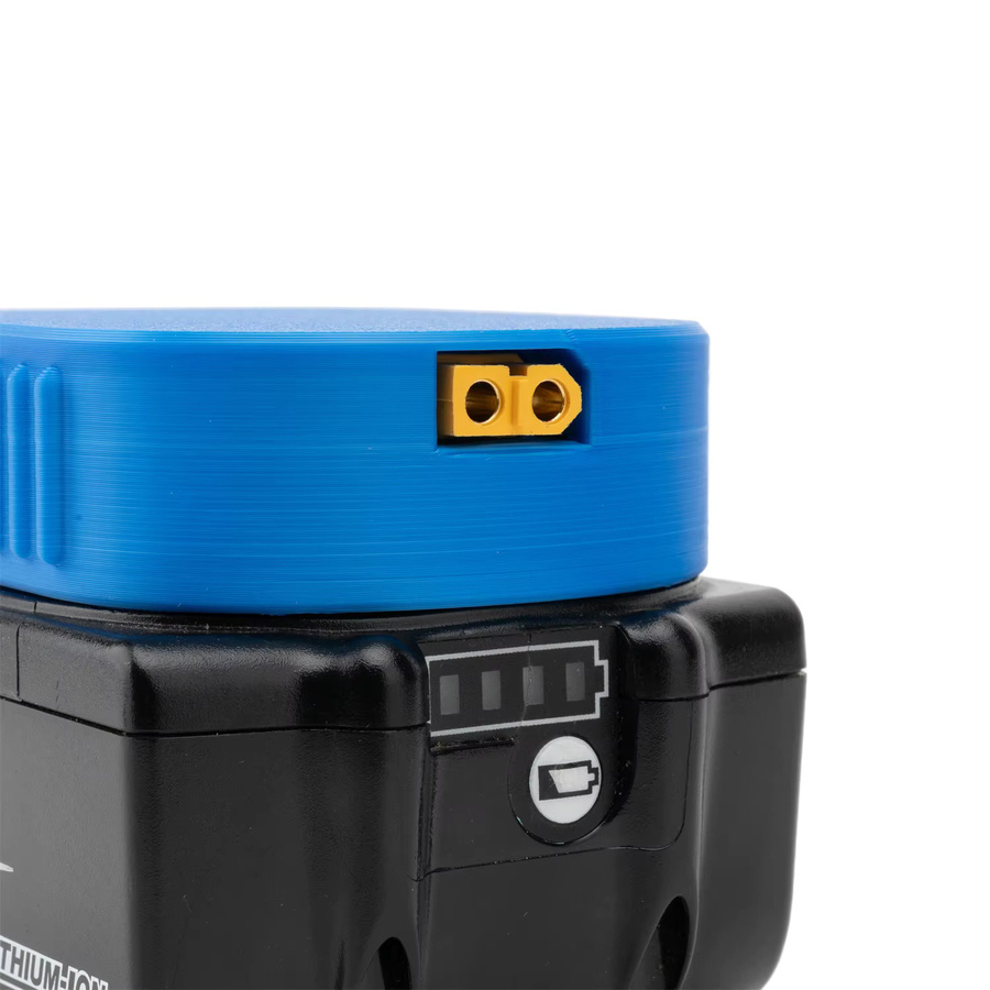 XT60 DIY-Adapter für Makita 18V Li-Ionen-Akkus mit USB-C Anschluss in Blau - Bild 3