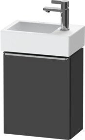 Duravit Waschtischunterschrank D-Neo in Grau, Wandmontage, 1 Tür, B/T/H: 36,4 x 22,2 x 44 cm - Bild 1