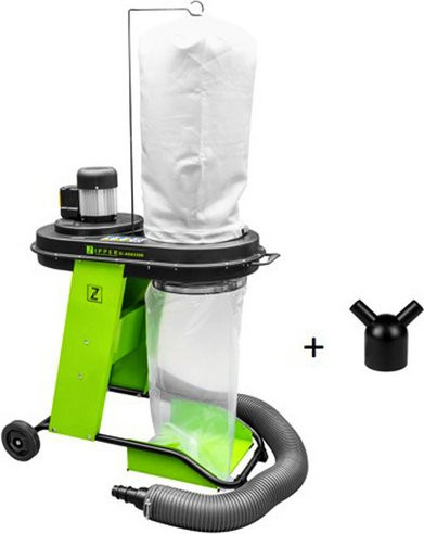 ZIPPER Absauganlage ZI-ASA550ESA in Grün mit 550 W Leistung und 65 l Behältervolumen - Bild 1