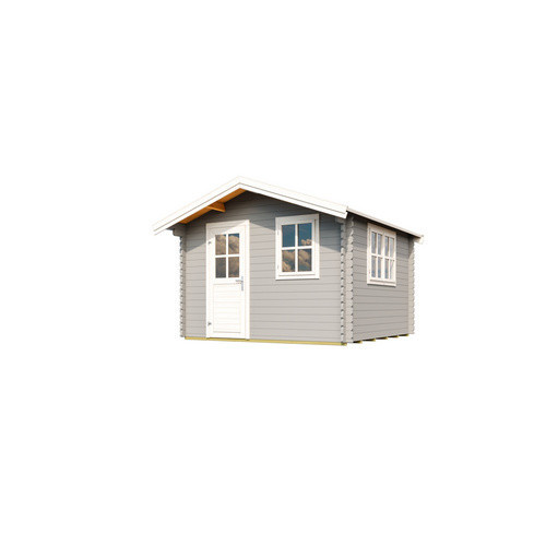Mr. GARDENER Gartenhaus Spree aus Holz in Grau, B/H/T: 339,6 x 245 x 363 cm - Bild 2