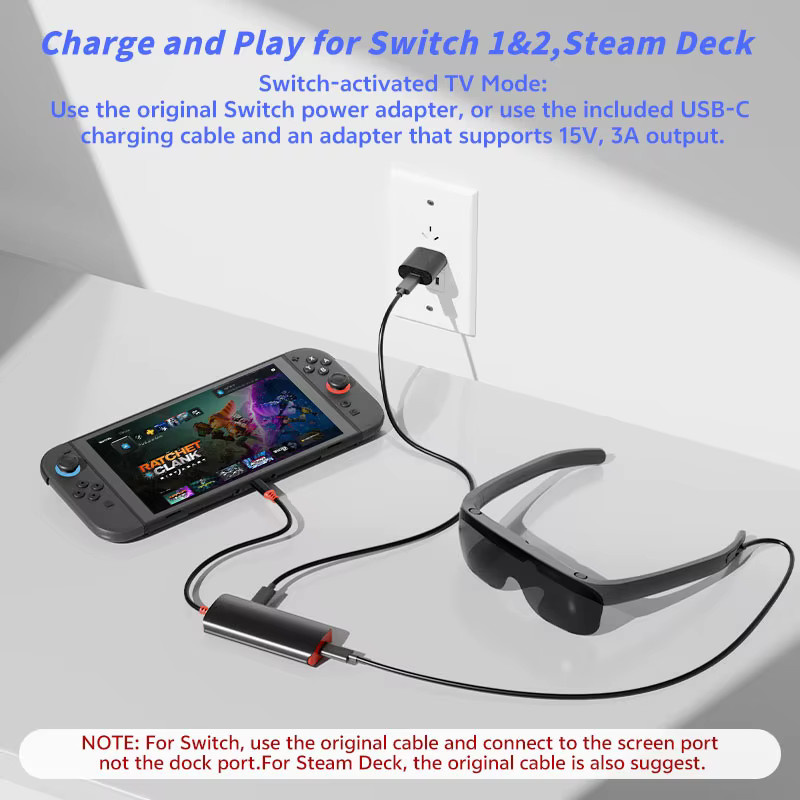 ULT-unite USB-C Hub Dockingstation in Schwarz für Nintendo Switch 2 und OLED, 4K60Hz Adapter mit 10Gbps Datenübertragung und 100W Power Delivery für Steam Deck und Laptop - Bild 2