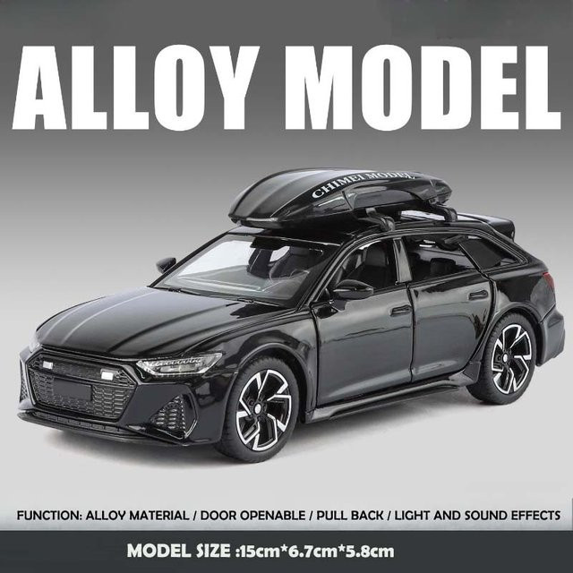 Linyi toy car Rs6 Kombi, Modellauto, 1:32, Metall, ab 4 Jahren - Bild 1
