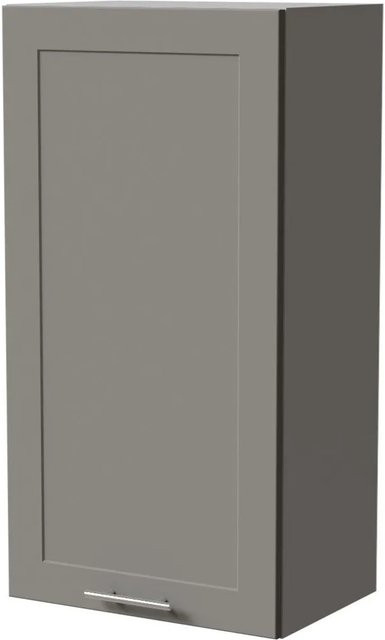 Feldmann-Wohnen Hängeschrank Oslo in Staubgrau Matt mit Soft-Close-Türen und Regalböden, B/T/H: 50 x 32,5 x 96 cm - Bild 1