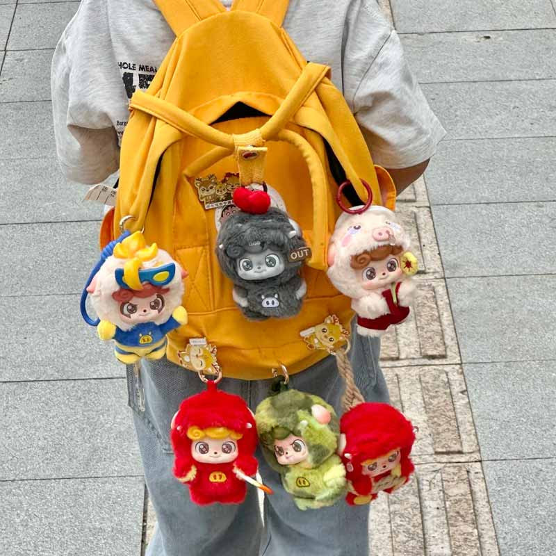 Jotoys Q Baby Super Bro Serie Blind Box Tiercharakter Rucksackanhänger - Bild 3