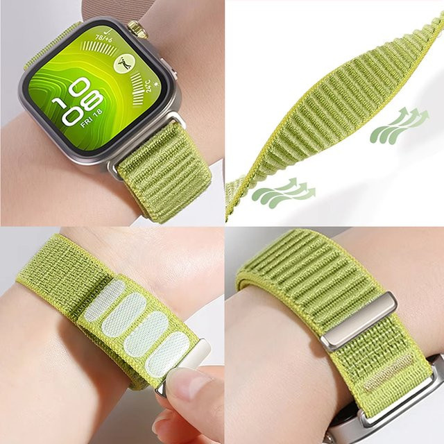 Huawei Uhrenarmband Nylon, green, Unisex - Bild 1