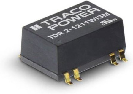 TracoPower TDR 2-4812WISM DC/DC-Wandler SMD 48 V/DC auf 12 V/DC 167mA 2W Schwarz - Bild 1