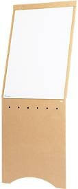 Flipchart Rocada RD-60 ECO Whiteboard in Braun mit integriertem Griff, B: 65 cm, H: 95 cm - Bild 1